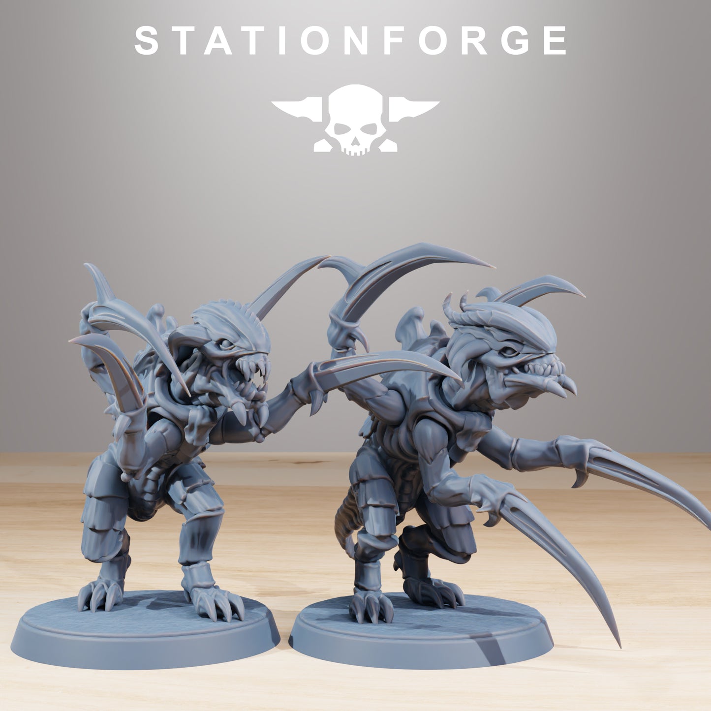 Foto del producto Tabletop 28mm The Printing Goes Ever On (TPGEO) 0: Unidad de Infantería de Melee Xenarid