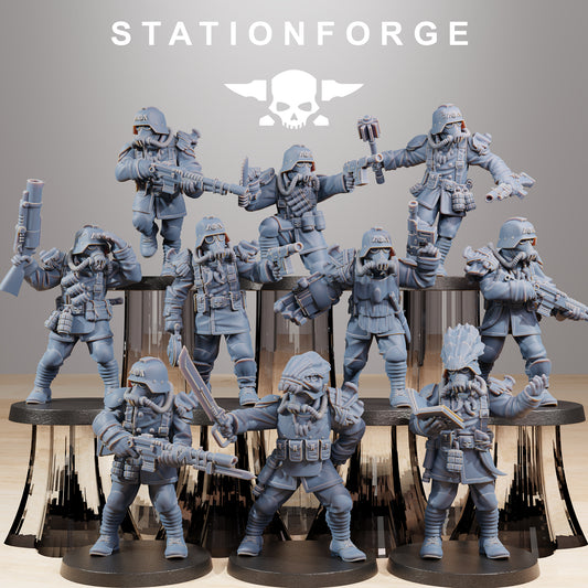 Foto del producto Tabletop 28mm The Printing Goes Ever On (TPGEO) 0: Cazadores Xenarid GrimGuard