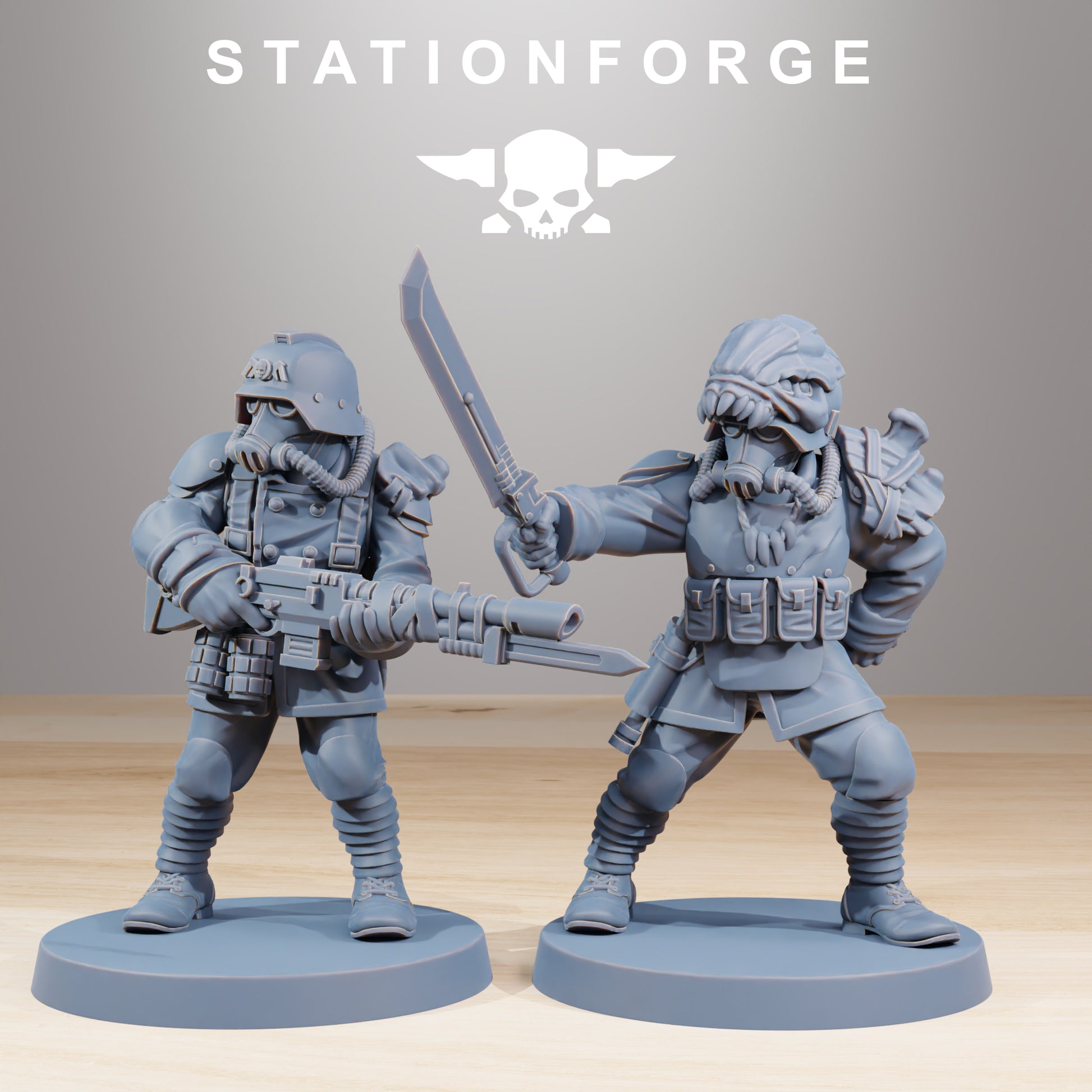 Foto del producto Tabletop 28mm The Printing Goes Ever On (TPGEO) 0: Cazadores Xenarid GrimGuard