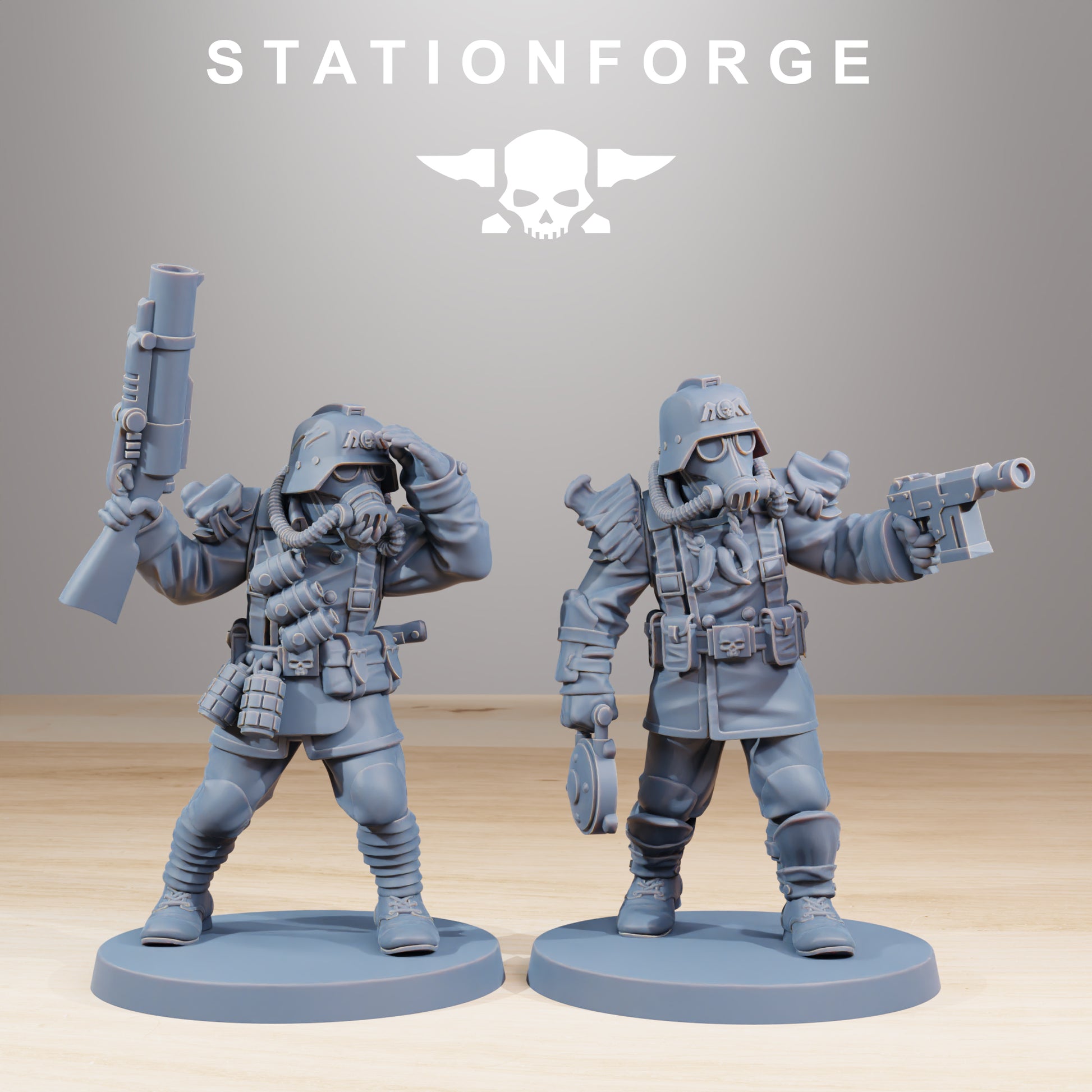 Foto del producto Tabletop 28mm The Printing Goes Ever On (TPGEO) 0: Cazadores Xenarid GrimGuard