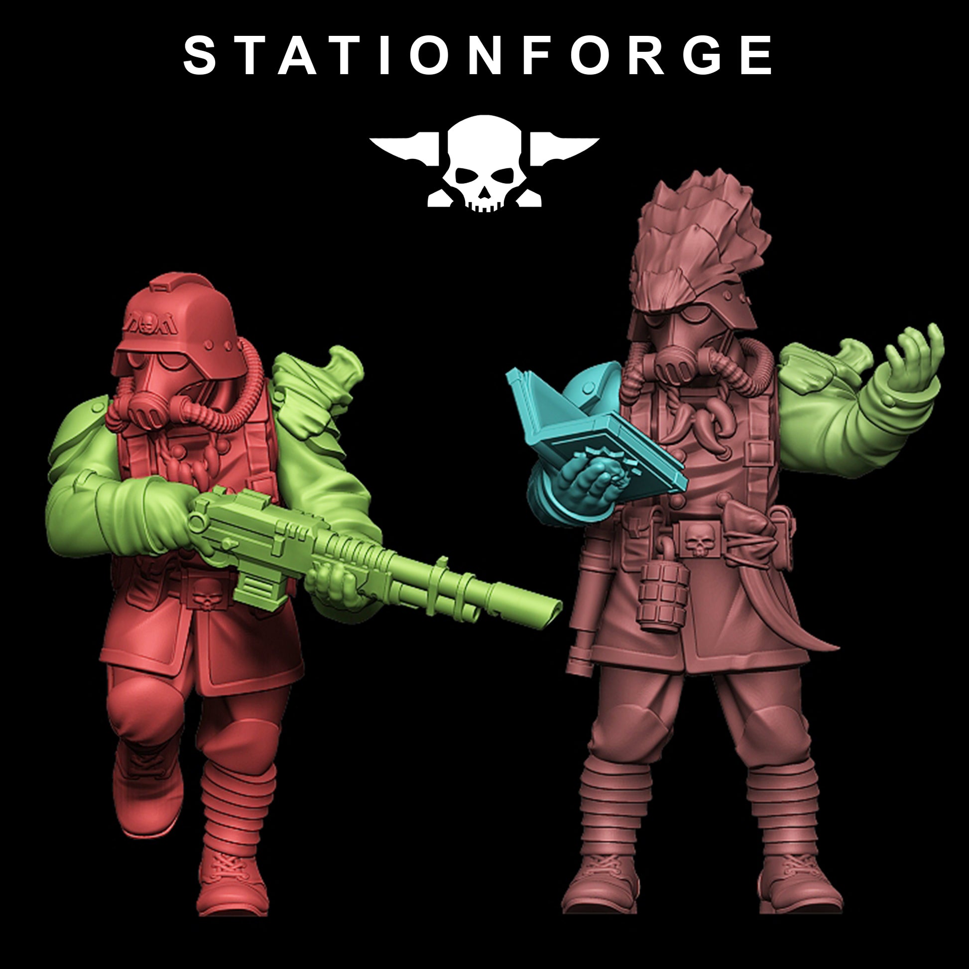 Foto del producto Tabletop 28mm The Printing Goes Ever On (TPGEO) 0: Cazadores Xenarid GrimGuard
