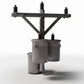 Foto de producto de diorama y modelismo 3: Infraestructura para dioramas: poste eléctrico de hormigón con tres transformadores (Ref. 910D)