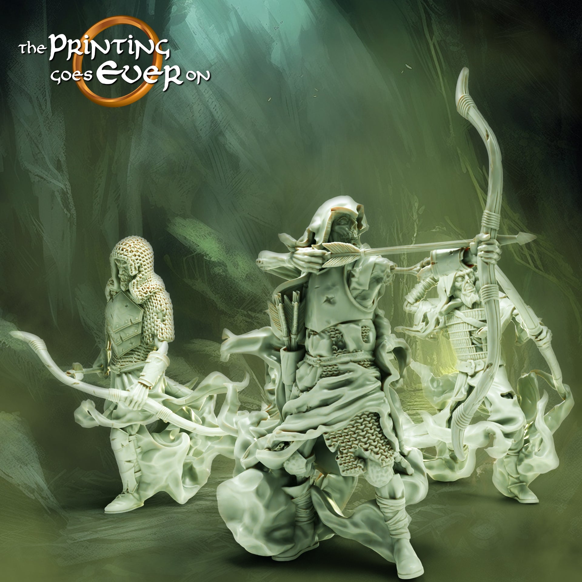 Foto del producto Tabletop 28mm The Printing Goes Ever On (TPGEO) 0: Ejército Fantasmal: Guerreros de los Muertos - Ejército de los Condenados y Villanos