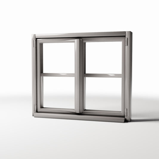 Foto de producto de diorama y modelismo 0: Edificio para diorama: ventana rústica de dos hojas con alféizar (Ref. 967D)