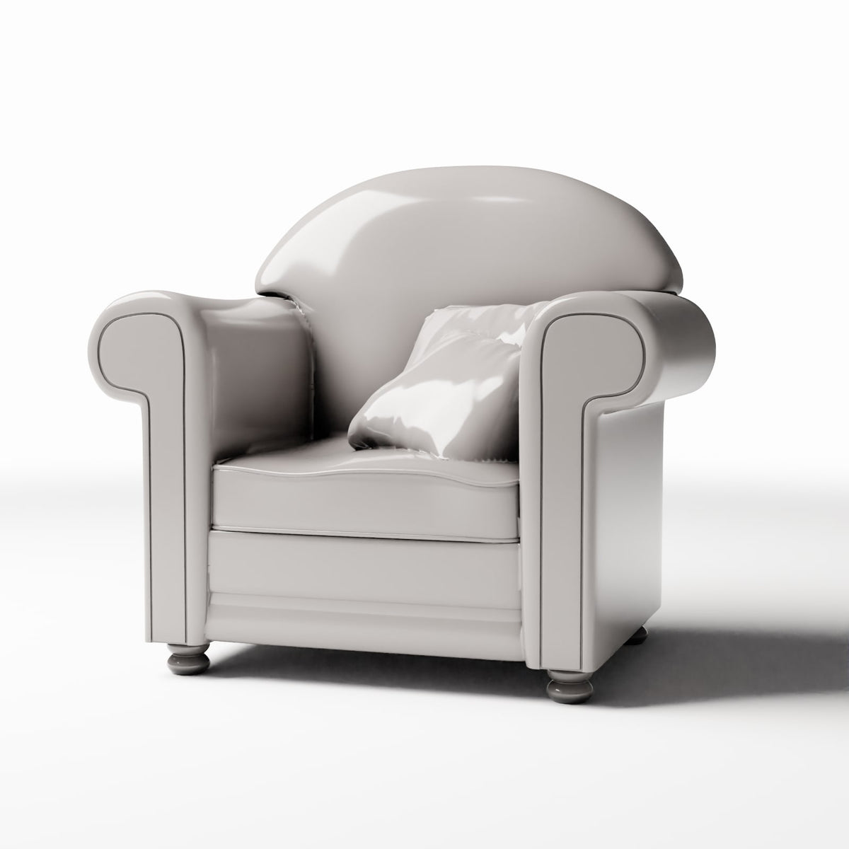 Foto de producto de diorama y modelismo 0: Mobiliario para dioramas: sillón tapizado con cojín (Ref. 986D)
