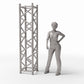 Foto de producto de diorama y modelismo 1: Elementos para dioramas: torre cuadrada de estructura escénica (Ref. 989D)