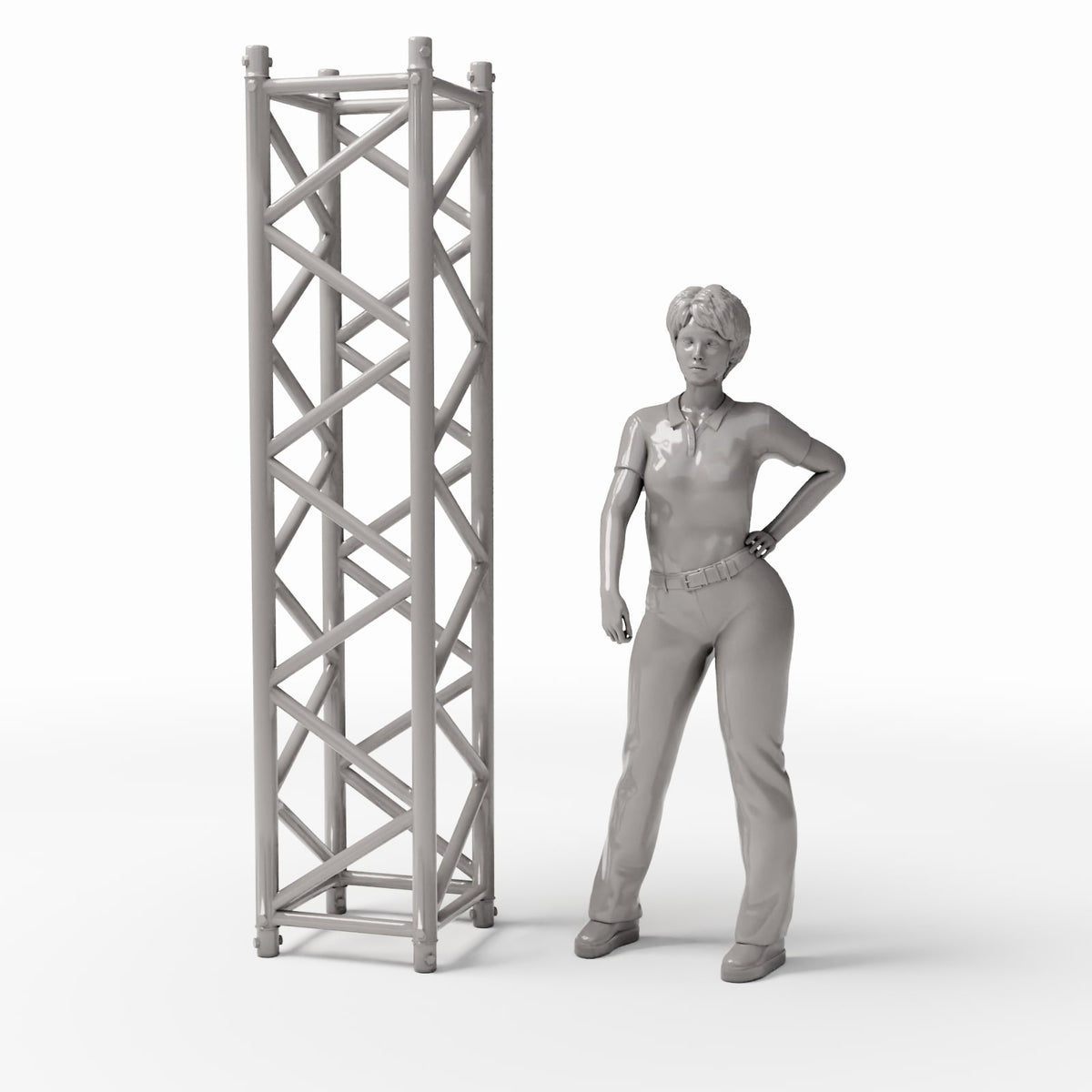 Foto de producto de diorama y modelismo 1: Elementos para dioramas: torre cuadrada de estructura escénica (Ref. 989D)