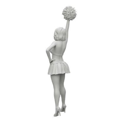 Foto de producto de modelismo de diorama 0: Joven chica/ animadora con pompones animando (Ref Nr. A3)