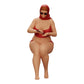 Foto de producto de modelismo de diorama 0: Mujer sexy en bikini y gafas de sol con protector solar en la playa (Ref Nr. A9)