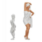 Foto de producto de modelismo de diorama 0: Mujer sexy después de la ducha con albornoz y toalla (Ref Nr. A10)