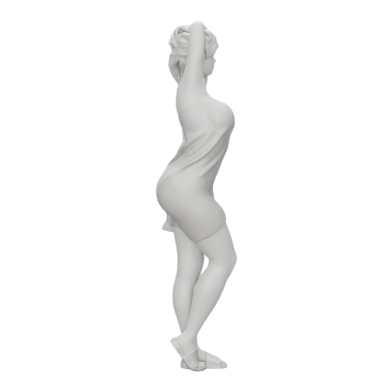 Foto de producto de modelismo de diorama 0: Mujer sexy después de la ducha con albornoz y toalla (Ref Nr. A10)