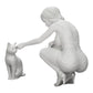Foto de producto de modelismo de diorama 0: Bonita niña arrodillada junto a su gato (Ref Nr. A21)