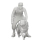 Foto de producto de modelismo diorama 0: Gangster-Homie con gorra y perro Pitbull (Ref. Nr. A22)