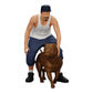 Foto de producto de modelismo diorama 0: Gangster-Homie con gorra y perro Pitbull (Ref. Nr. A22)