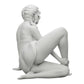 Foto de producto de modelismo de diorama 0: Mujer atractiva sentada relajada en cuclillas (Ref Nr. A34)