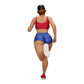 Diorama Modellbau Produktfoto 0: Joggerin/ Sportlerin läuft in Shorts und Mütze (Ref Nr. A45)