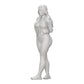 Foto de producto de modelismo de diorama 0: Mujer atractiva con cabello largo en body y chaleco abierto (Ref Nr. A46)