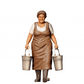 Miniatura: Campesina con cubos - Vieja agricultora en acción (Nº 302)