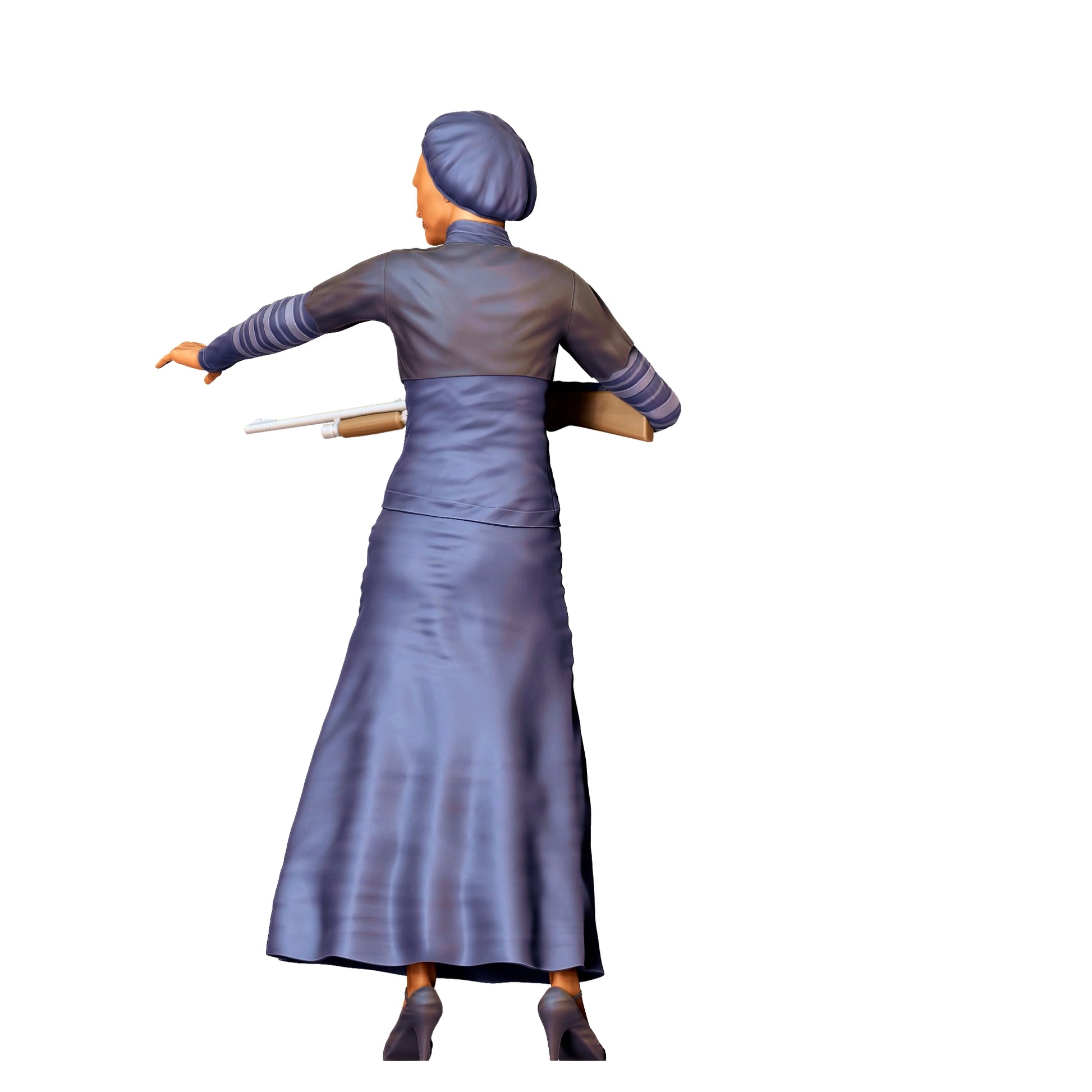 Produktfoto  0: Verbrecherisches Liebespaar 1: Frau mit Waffe altmodisch