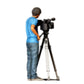 3DP Miniatures 0: Stehende Figur: Kameramann mit Videokamera auf Stativ (Ref. Nr. 511)
