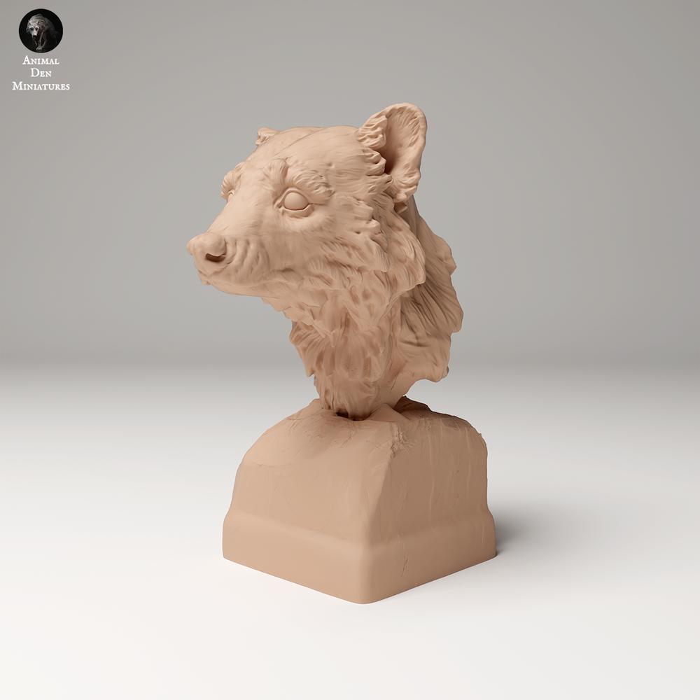 Foto de producto 2: Figura de animal salvaje: mapache - busto (24_09_10)