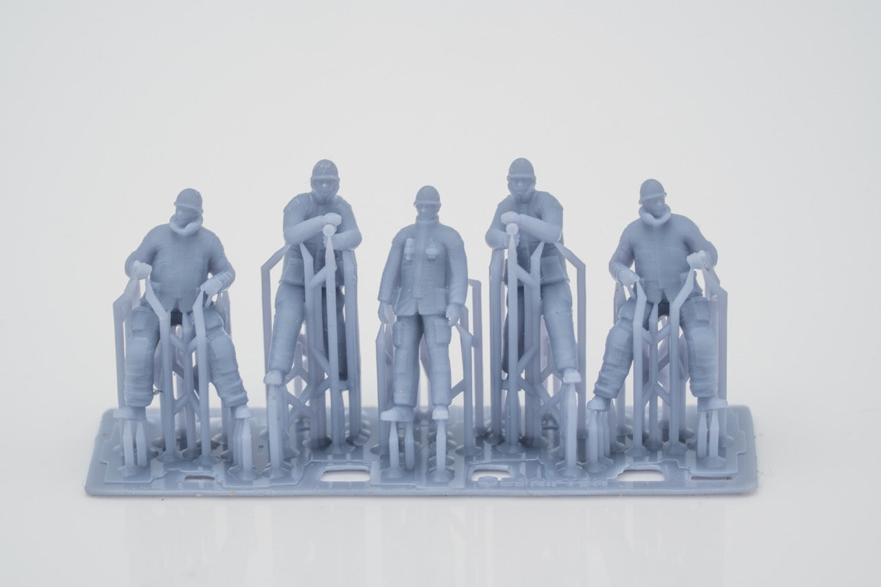 Foto del producto Figura H0, 1:72 - 0: Set de figuras de bomberos