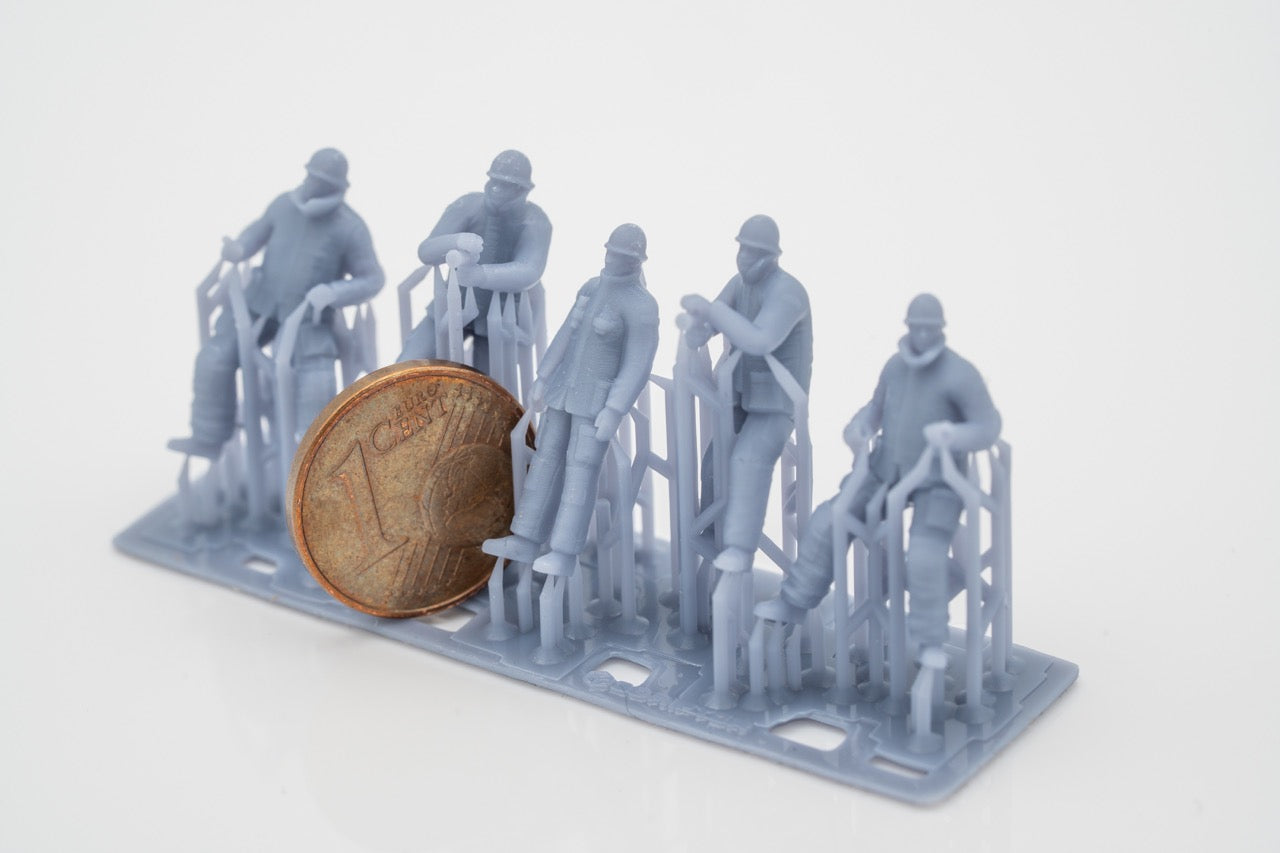 Foto del producto Figura H0, 1:72 - 0: Set de figuras de bomberos