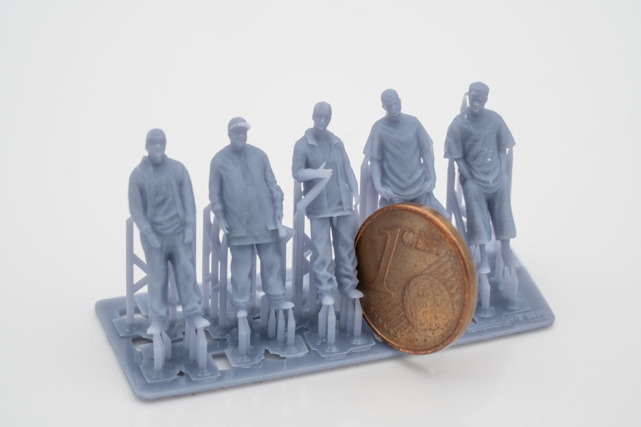 Foto del producto Figura H0, 1:72 - 0: Set de Figuras HipHop Homies