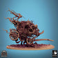Foto del producto Tabletop 28mm Lord of the Print (LotP) 0: Miniatura de tabletop: Carro de muertos / Phantom Coach - Máquina de guerra demoníaca, carro de horror, plataforma de asedio con esbirros y armas de asta (24_10_F1)