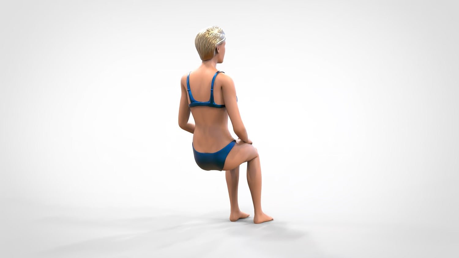Foto del producto 0: Mujer en bikini - sentada