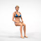 Foto del producto 0: Mujer en bikini - sentada