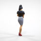 Foto del producto 0: Mujer con falda y blusa