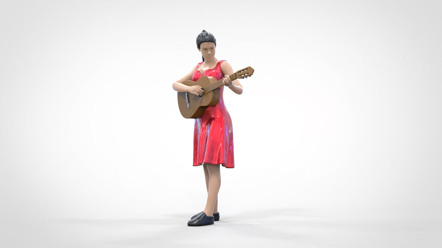 Foto del producto 0: Músico - Mujer con guitarra