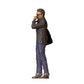 Foto del producto 0: Hombre con chaqueta de cuero - Estilo Rockabilly Rock n Roll