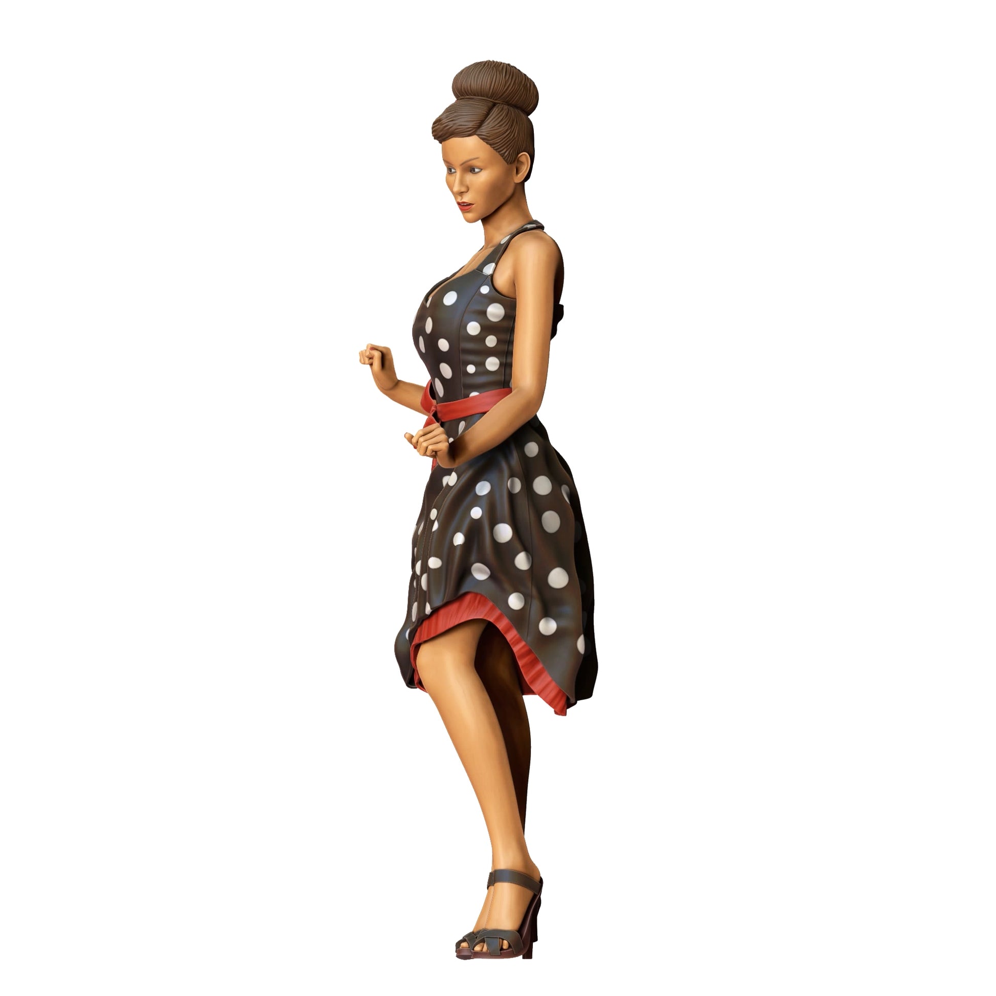 Foto del producto 0: Mujer en vestido 2 - Estilo Rockabilly Rock n Roll