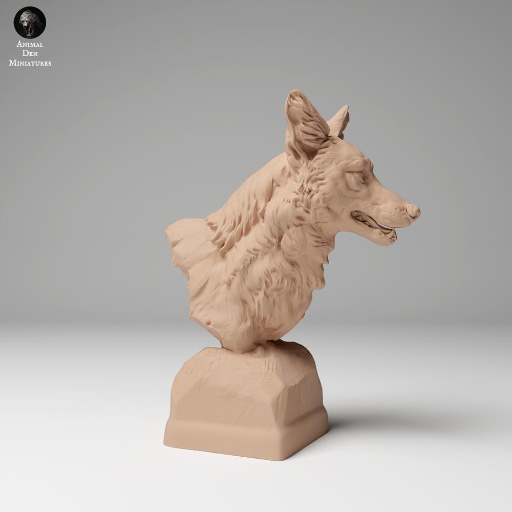 Foto de producto figura de animal Animal Den Miniatures 2: Figura de animal salvaje: coyote - busto (24_11_11)
