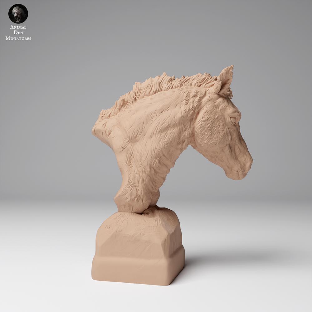 Foto de producto figura animal Animal Den Miniatures 0: Figura de animal salvaje: caballo de Przewalski - busto (24_12_15)