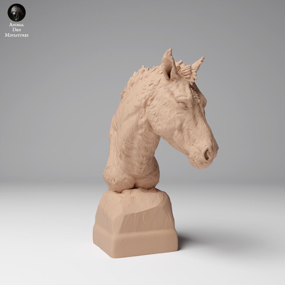Foto de producto figura animal Animal Den Miniatures 1: Figura de animal salvaje: caballo de Przewalski - busto (24_12_15)