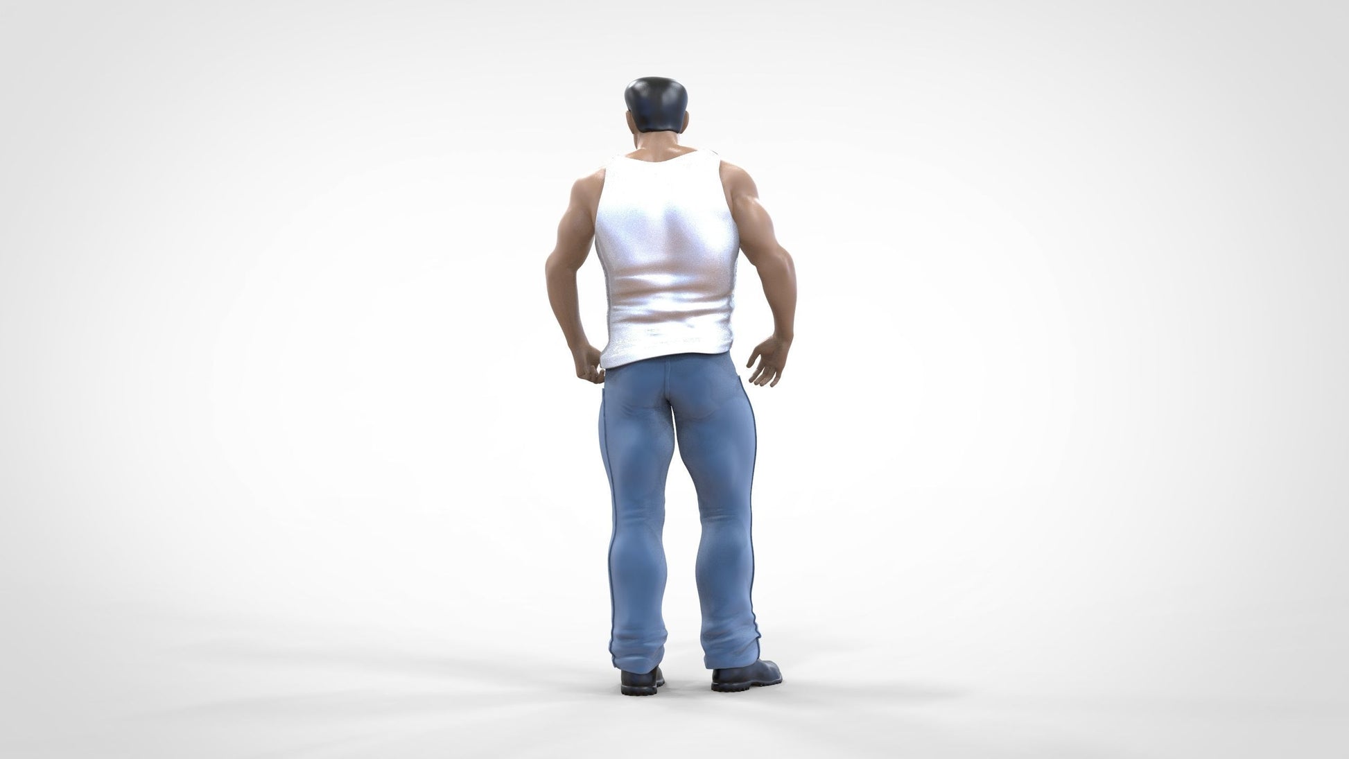Produktfoto  0: Muskelprotz - Bodybuilder in Unterhemd