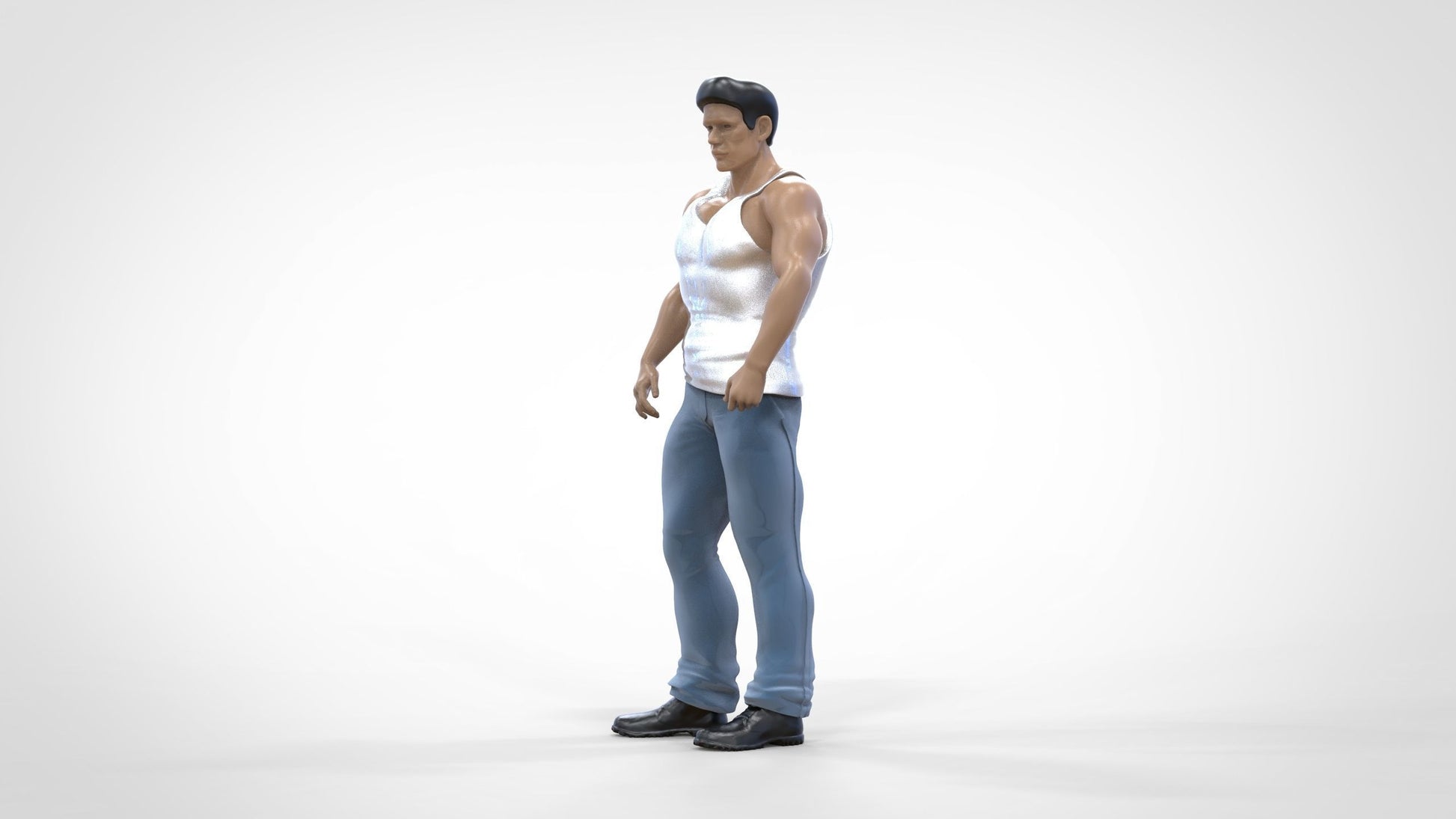 Produktfoto  0: Muskelprotz - Bodybuilder in Unterhemd