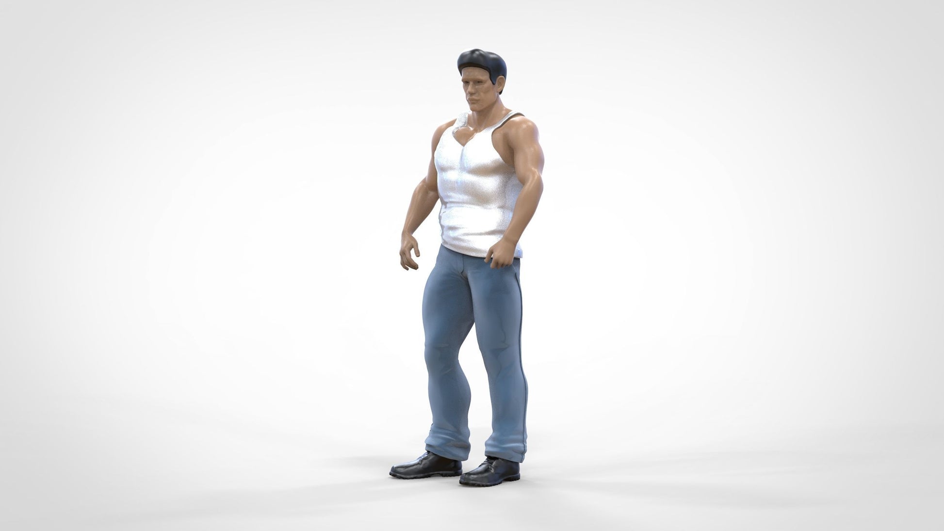 Produktfoto  0: Muskelprotz - Bodybuilder in Unterhemd