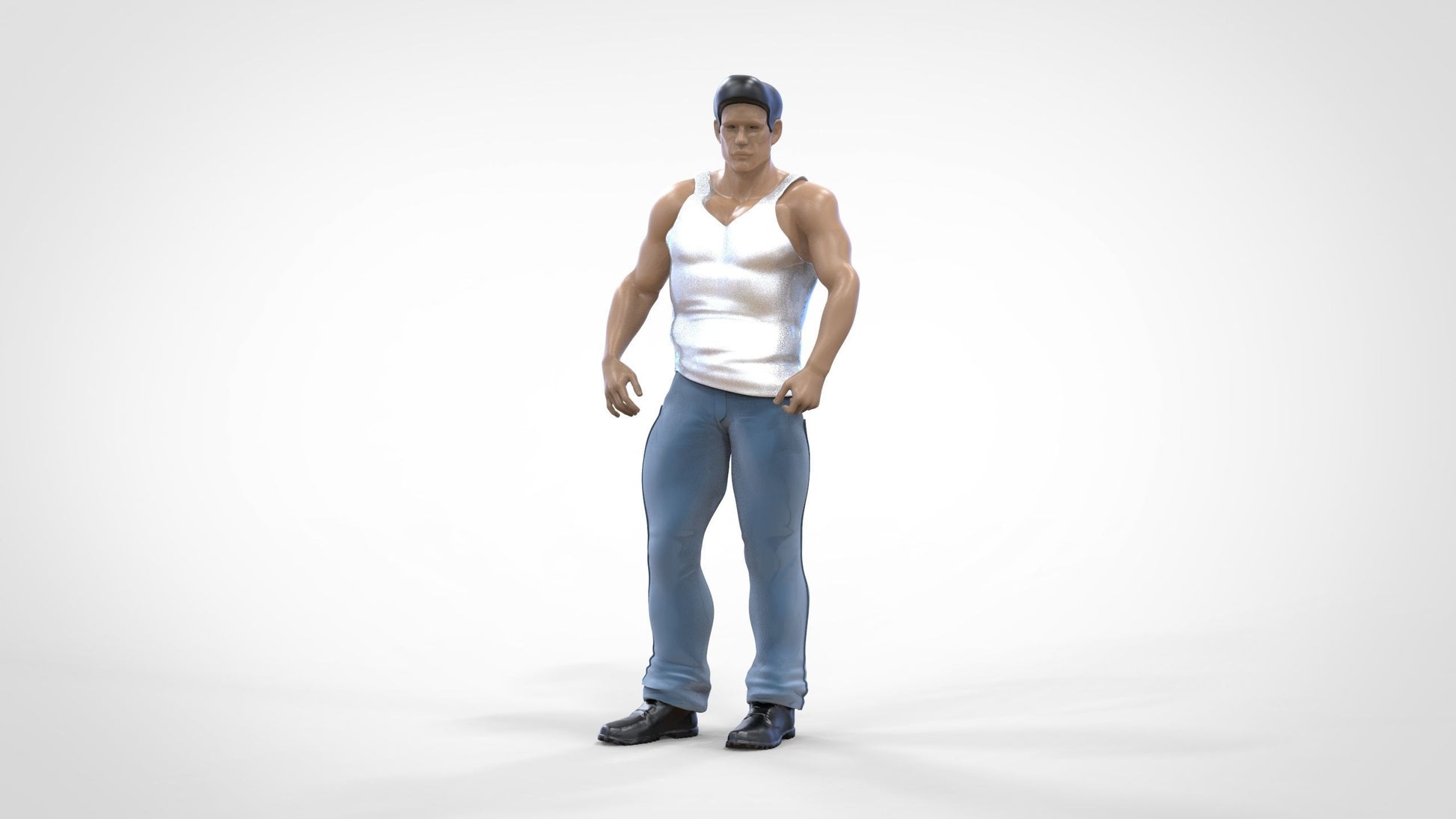 Produktfoto  0: Muskelprotz - Bodybuilder in Unterhemd