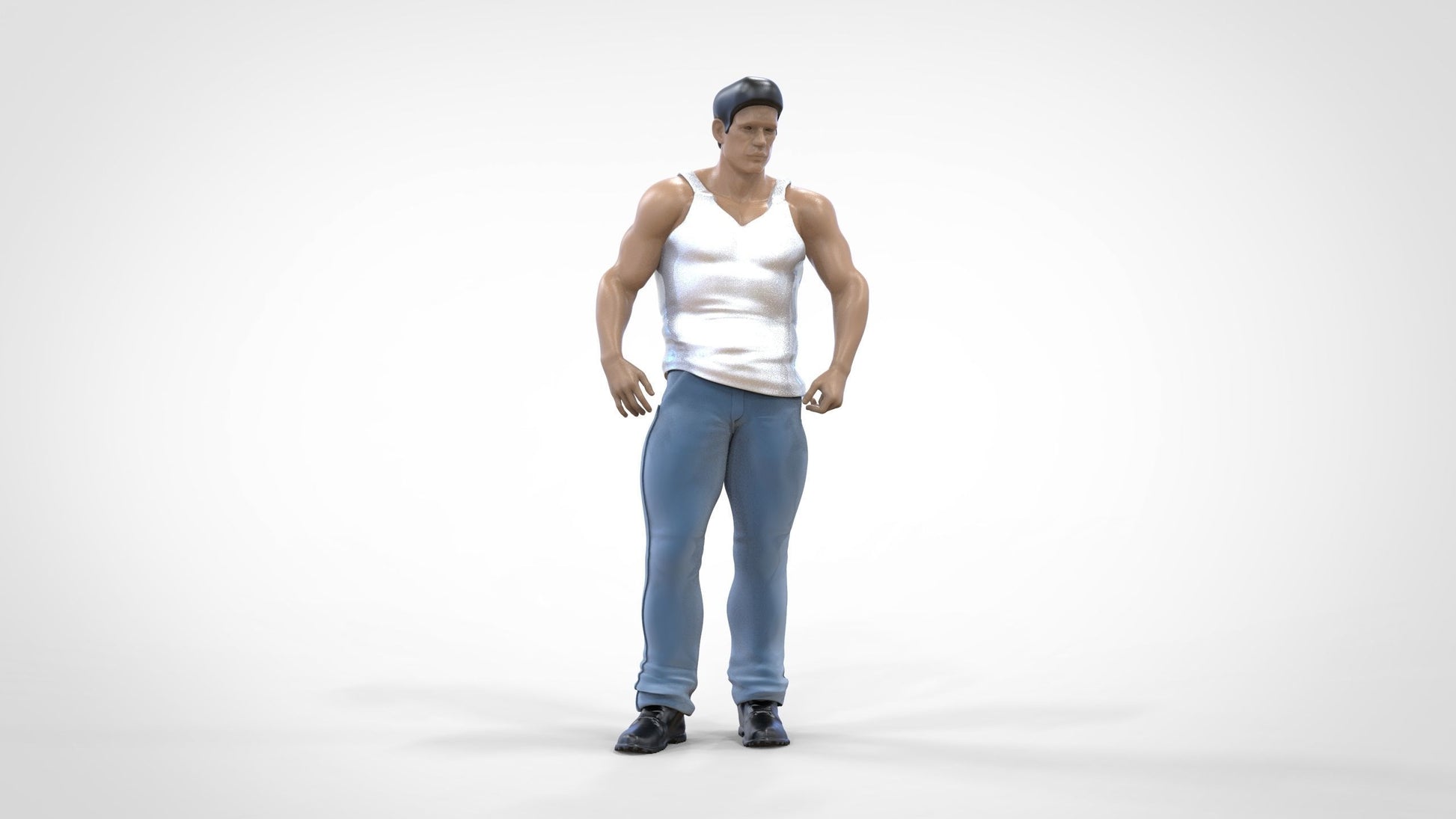 Produktfoto  0: Muskelprotz - Bodybuilder in Unterhemd