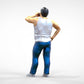 Produktfoto  0: Mann mit Bierflasche und Bierbauch