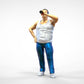 Produktfoto  0: Mann mit Bierflasche und Bierbauch
