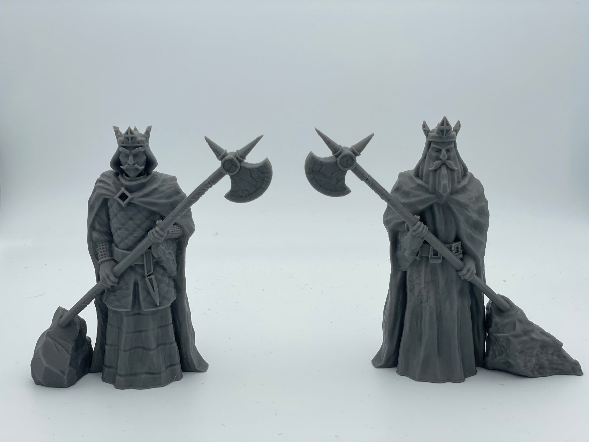 Foto del producto Tabletop 28mm The Printing Goes Ever On (TPGEO) 0: Estatuas de los Reyes - Testigos de reinos pasados - Recuerdos de poderosos gobernantes