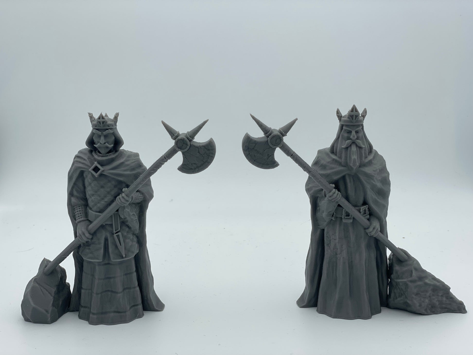 Foto del producto Tabletop 28mm The Printing Goes Ever On (TPGEO) 0: Estatuas de los Reyes - Testigos de reinos pasados - Recuerdos de poderosos gobernantes