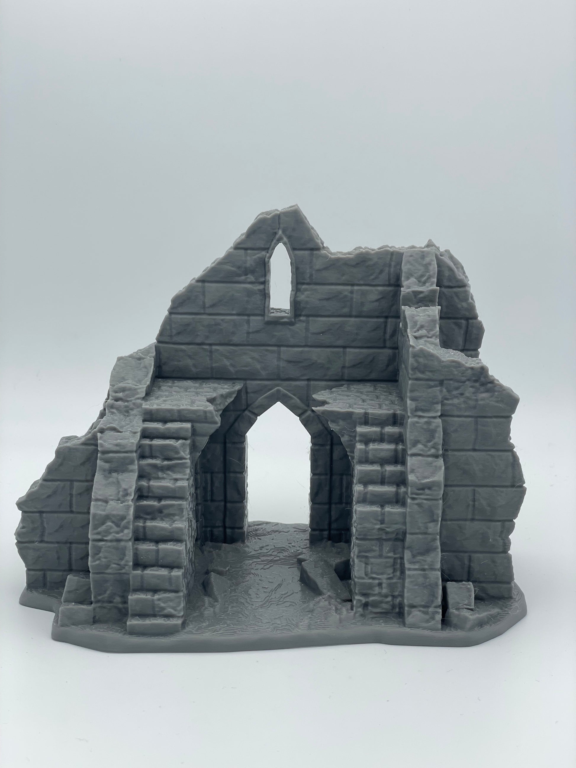 Foto del producto Tabletop 28mm The Printing Goes Ever On (TPGEO) 0: Ruina E - Escombros de una ciudad medieval - Casa destruida