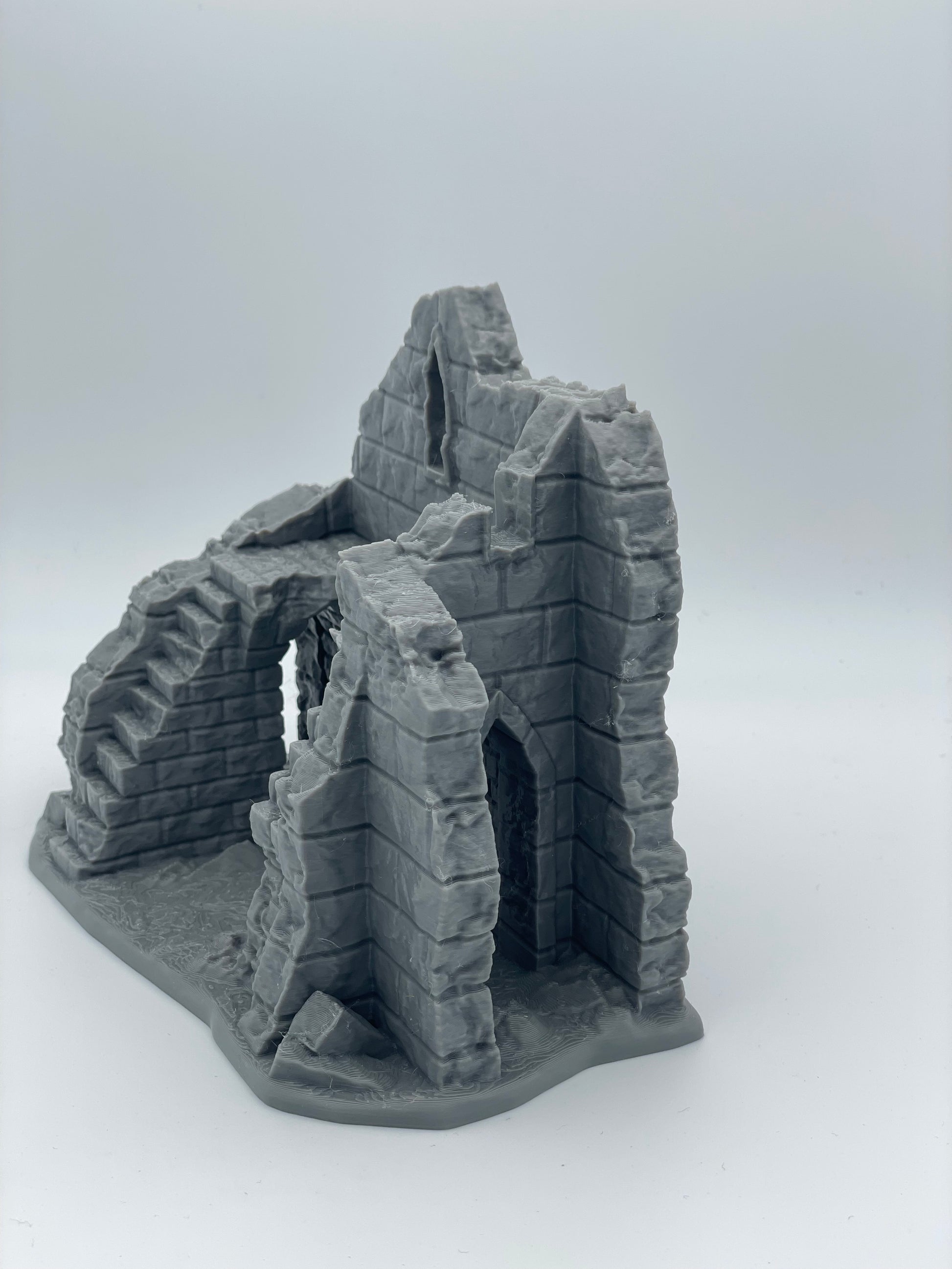 Foto del producto Tabletop 28mm The Printing Goes Ever On (TPGEO) 0: Ruina E - Escombros de una ciudad medieval - Casa destruida