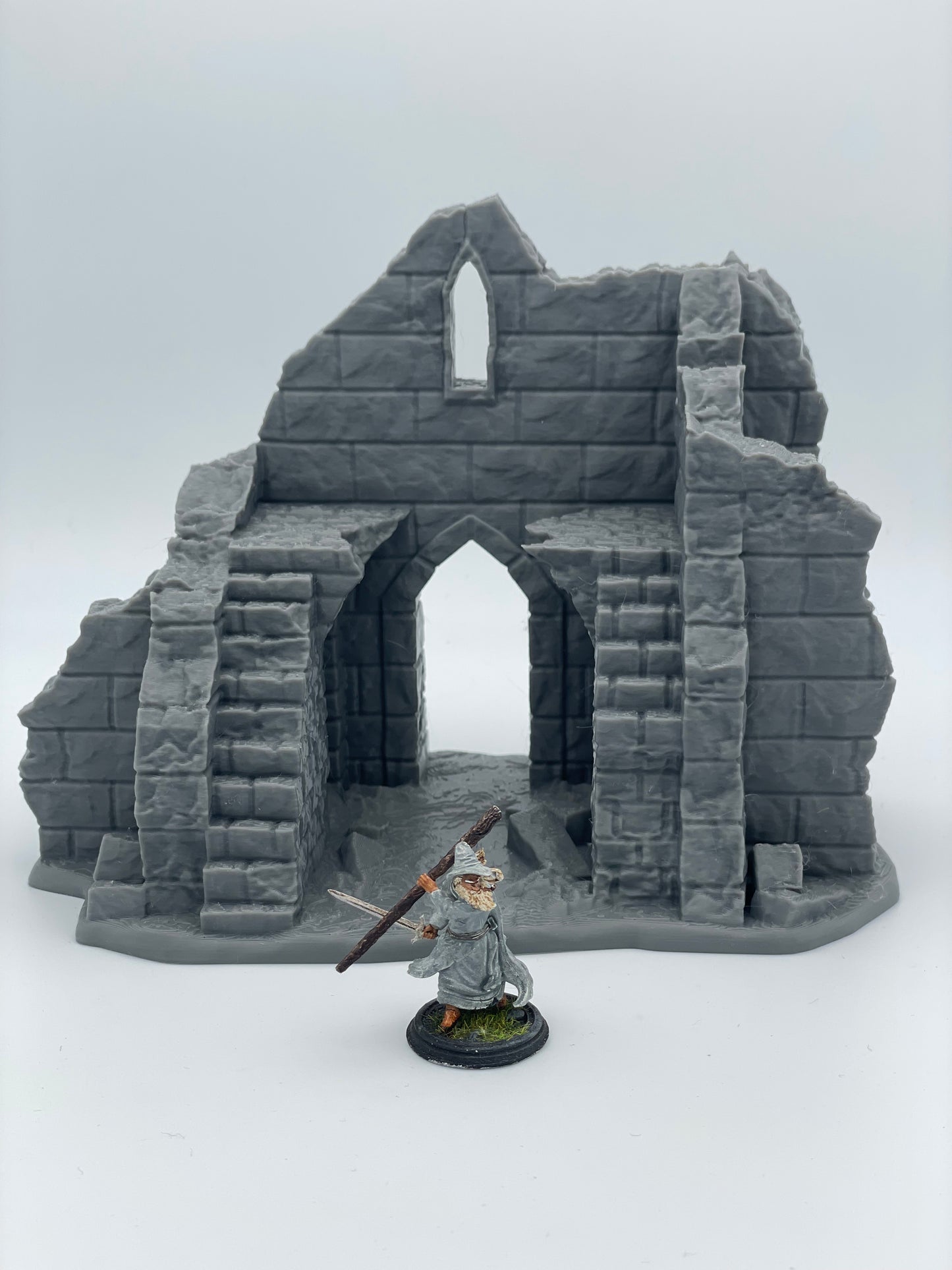 Foto del producto Tabletop 28mm The Printing Goes Ever On (TPGEO) 0: Ruina E - Escombros de una ciudad medieval - Casa destruida